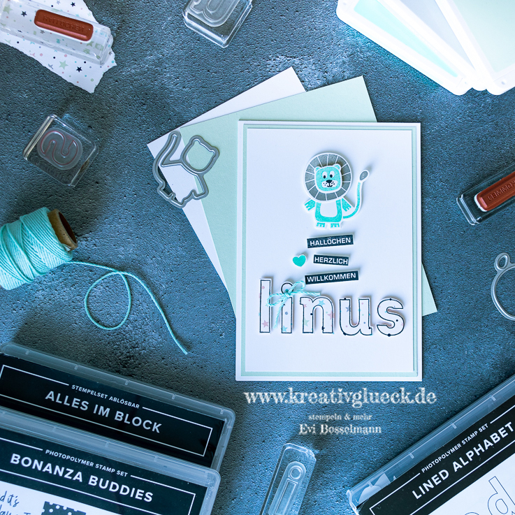 Karte zur Geburt "Linus"