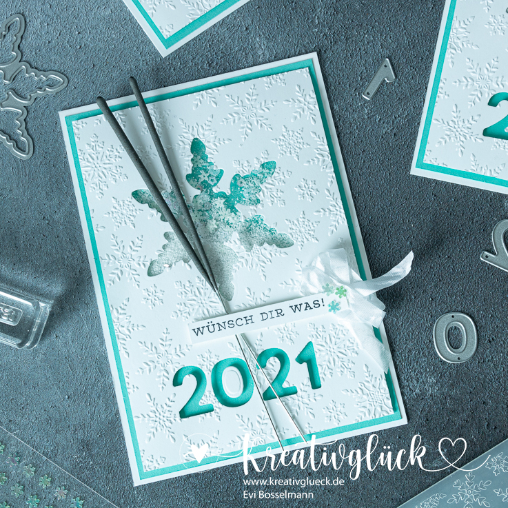 Wunsch-Karte fürs neue Jahr 2021